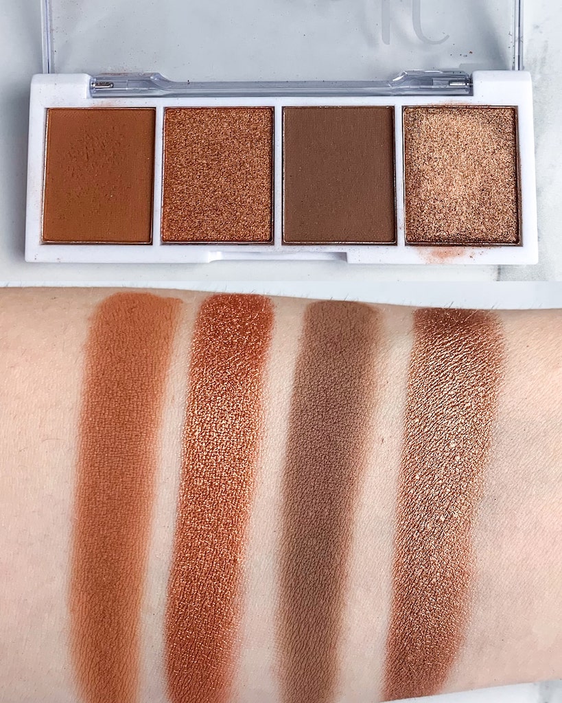 Elf Cosmetics bite sized eyeshadow palette pumpkin pie