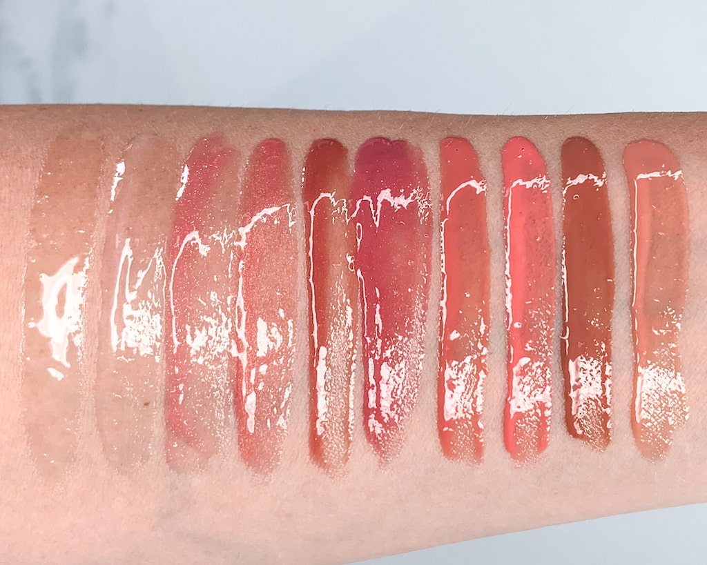 Mesauda gloss matrix swatches