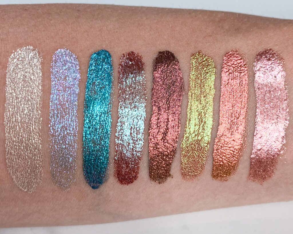 Mesauda galactic shadows swatches