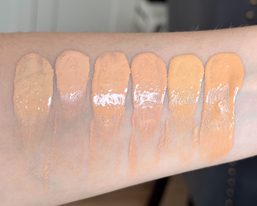 Mesauda fondotinta swatches chrono flawless